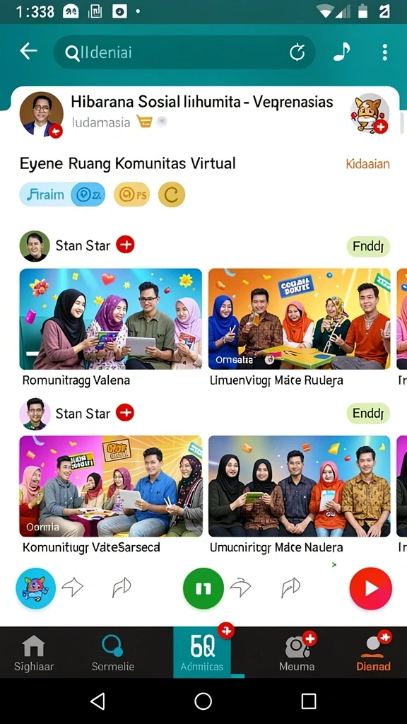 62vip - Fitur multiplayer yang memungkinkan bermain bersama teman.