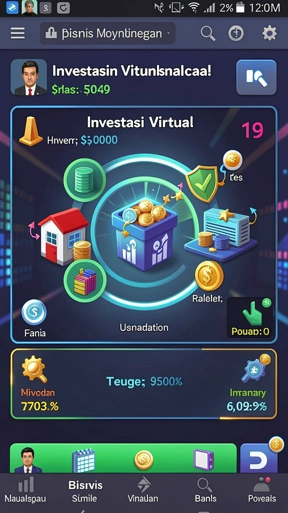 kilauwin - Menu utama yang intuitif dan menarik.