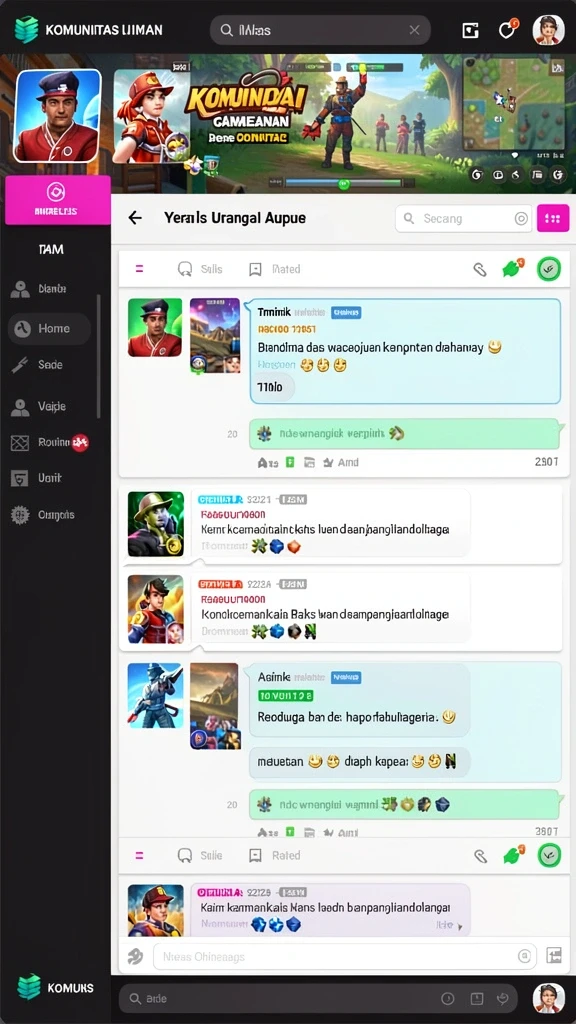 kopi4d - Screenshot menampilkan berbagai pilihan permainan yang menarik.