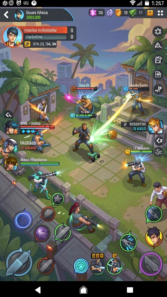 n32 - Screenshot dari interaksi karakter yang menarik.