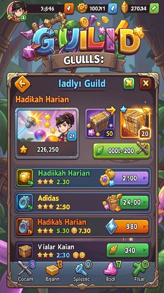 talas89 - Reward menarik setiap kali menyelesaikan level.