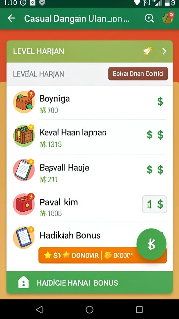 zona66 - Tampilan karakter yang dapat dipilih dengan beragam pilihan.